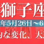【しし座】1週間の運勢（2025年5月26日〜6月1日）♌️勢揃いな週！！大きく動く、夜明けと逆転、てんこもり、一気にデトックス