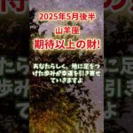 【山羊座】2025年5月後半 やぎ座の運勢｜期待以上の財！ #山羊座 #やぎ座