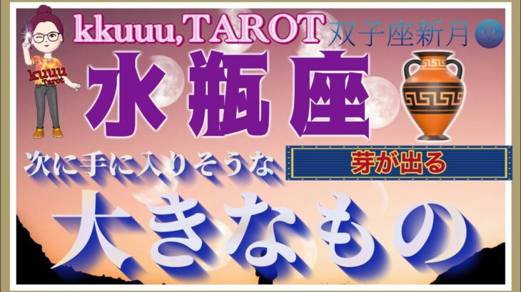 成長の時、才能を発展させるチャンス🌼水瓶座♒️さん【双子座新月🌚〜次に手に入りそうな大きなものって何⁉️】#2025 #タロット占い #星座別