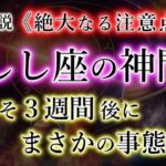 しし座の皆様「神様からの最終試験」絶大なる注意点。二度と困らない旺財期の神門【獅子座の解説】