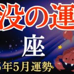 【蠍座】2025年5月のさそり座の運勢～沈没の運命による試練の重圧～タロット占い＆占星術