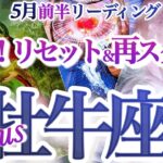 牡牛座 5月前半【強力な追い風！心が深く満たされていく】過去をリセット　おうし座　　2025年５月　運勢　タロットリーディング　Taurus　May
