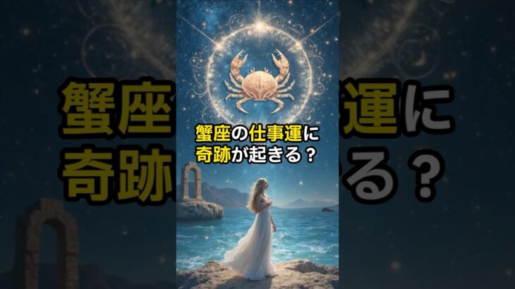 蟹座の仕事運に奇跡が起きる？【 スピリチュアル 引き寄せ 潜在意識 心理学 蟹座 】【予告編】