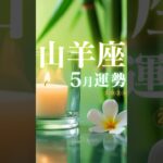 山羊座♑️5月運勢🔮✨2025年『太陽星座』　＃山羊座2025年5月運勢