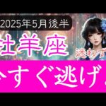 【おひつじ座♑️2025年5月後半】その場はあなたに必要ない❗️不幸せから離れよ 牡羊座の運勢