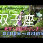 双子座♊️５月後半~6月前半運勢⭐️しっくり来ない世界は終わり✨新たな人生の始まり❗️