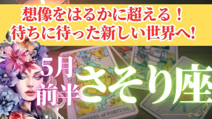 【さそり座さん🌈2025年5月前半運勢】想像をはるかに超える！待ちに待った新しい世界へ！【占星術・タロット・オラクルカードで仕事運・恋愛運・引き寄せ法など個人鑑定級リーディング】