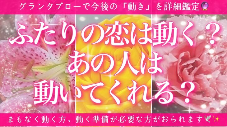 【恋愛💖】2人の恋は動く？あの人は動いてくれる？的中率が高いと言われるルノルマンカードのグランタブローで「動き」を詳細リーディングします🔮🦋