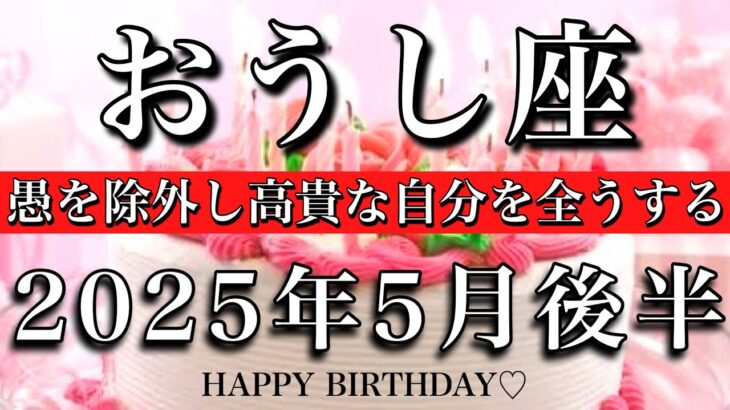 おうし座♉︎2025年5月後半 お誕生日おめでとうございます㊗️🧚駆け抜ける❤️‍🔥この世の愚を除外し高貴な自分を全うするTaurus tarot reading