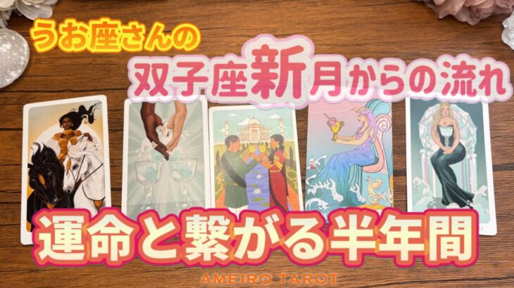 うお座♓️運命と繋がる半年間‼️【双子座新月からの流れ】