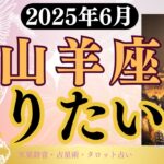 【山羊座】2025年6月やぎ座の運勢「戻りたいか」タロットと占星術で鑑定
