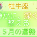 【牡牛座】5月の運勢｜「静かに、深く、整える」ためのヒント（星座占い）｜星結ミアの「わたし軸チャンネル」