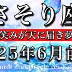 さそり座♏︎2025年6月前半 希望の星が輝く💫満面の笑みが天に届き夢を掴む🧚Scorpio tarot reading