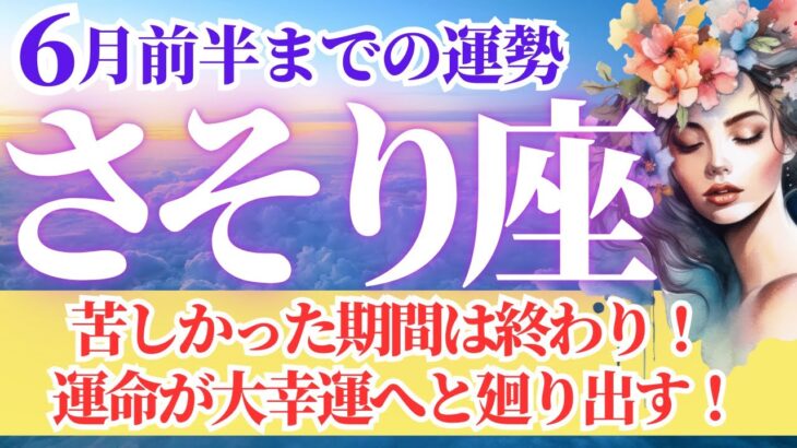 【さそり座さん🌈2025年6月前半運勢】苦しかった期間は終わり！運命が大幸運へと廻り出す！【占星術・タロット・オラクルカードで仕事運・恋愛運・引き寄せ法など個人鑑定級リーディング】