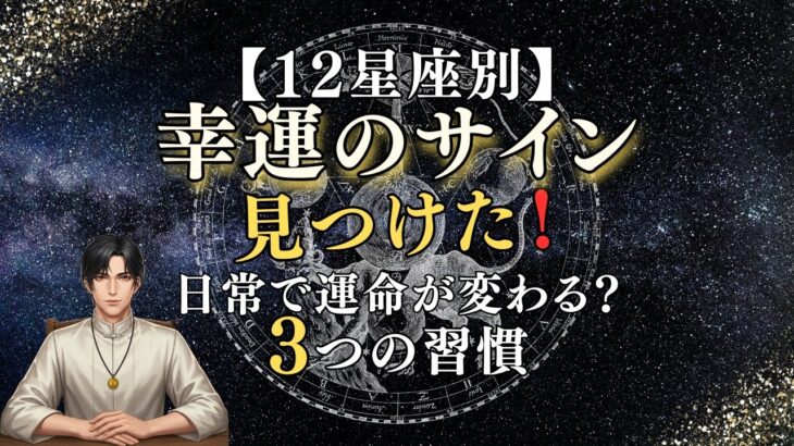 【12星座別】知らないと損する！あなたの運命を変えるかもしれない３つの幸運引き寄せ習慣