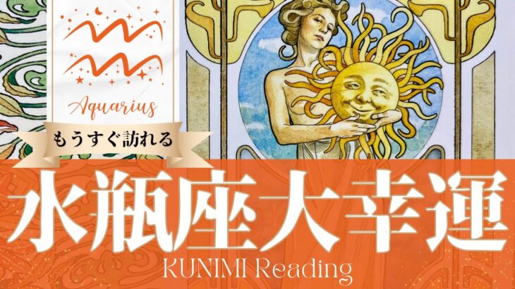 水瓶座♒一粒で二度美味しい大幸運🌞もうすぐ起こる大幸運🌞どんな？🌞いつ頃？🌝月星座みずがめ座さんも🌟タロットルノルマンオラクルカード