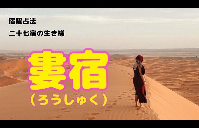 《新・宿曜占法》二十七宿の生き様! 第十七回目は、婁宿について…