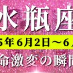 水瓶座 【 みずがめ座 ♒ 】週間リーディング( 2025年 6月2日の週)奇跡到来！未来創造の第一歩✨ついに受け取る新章へ。✨🔑 水瓶座 タロット占い