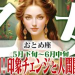 【おとめ座5月下旬〜6月中旬】金運は好調！ 印象チェンジと人間関係改善の秘訣【癒しの眠れる占い】