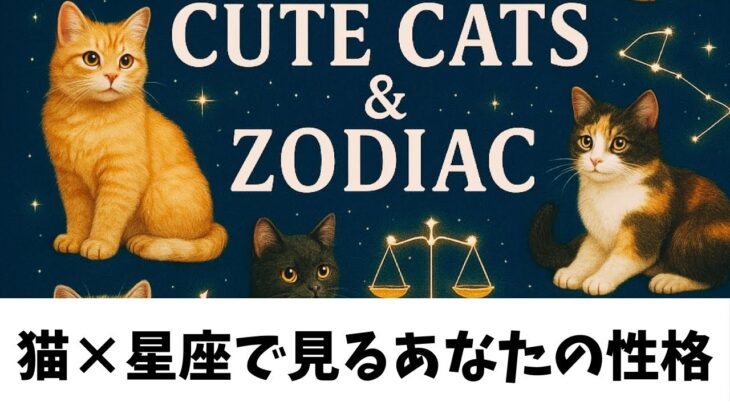 【猫×星座】で見るあなたの性格🐱