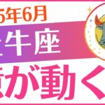 【牡牛座】2025年6月おうし座「💰💰💰億が動く‼️💰💰💰」