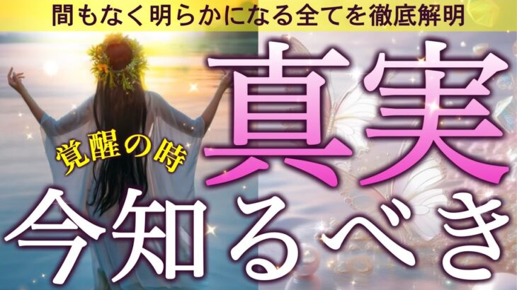 【覚醒の瞬間❤️】今、あなたが知るべき真実🫣✨新たな未来への扉が開かれる時‼️個人鑑定級深掘りリーディング［ルノルマン/タロット/オラクルカード］