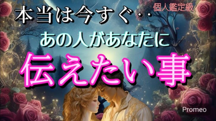 【ごめん…😭】本当は今すぐあなたに伝えたい事💓恋愛タロット占い