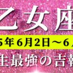 乙女座 【 おとめ座 ♍ 】週間リーディング( 2025年 6月2日の週)運命激変の瞬間！新章突入で可能性が広がる。✨🔑 乙女座 タロット占い