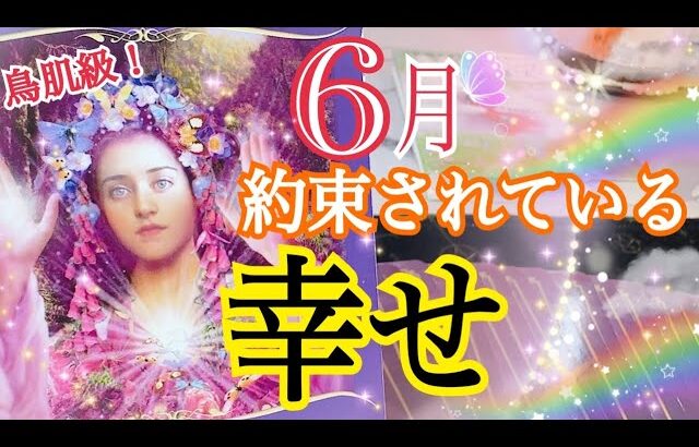 【超鳥肌級❗️】6月あなたに約束されている幸せ🌈✨個人鑑定級タロット占い🔮⚡️