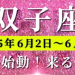 双子座 【 ふたご座 ♊ 】週間リーディング( 2025年 6月2日の週)鳥肌展開！未来創造の第一歩が始まる。✨🔑 双子座 タロット占い
