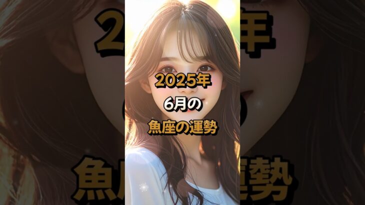 【魚座】2025年6月の魚座 (うお座)の運勢 – #星座占い #うお座 #魚座 #2025年 #6月 #占い