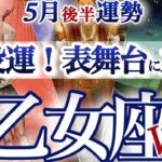 乙女座 5月後半運勢【ようやく苦労が報われる！リセット＆レベルアップ】大逆転！主役になる　おとめ座　2025年 ５月運勢　タロットリーディング　Virgo  May