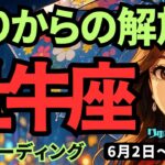 【牡牛座】♉️2025年6月2日の週♉️王子様の登場🤴縛りからの解放で🍃ますます魅力的になる時❣️おうし座。タロットリーディング🍀