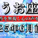 うお座♓︎2025年6月前半 答えが出る🧚‍♂️模範解答を無視し心の声を信じる　Pisces tarot reading