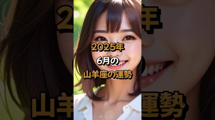 【山羊座】2025年6月の山羊座 (やぎ座)の運勢 – #星座占い #やぎ座 #山羊座 #2025年 #6月 #占い