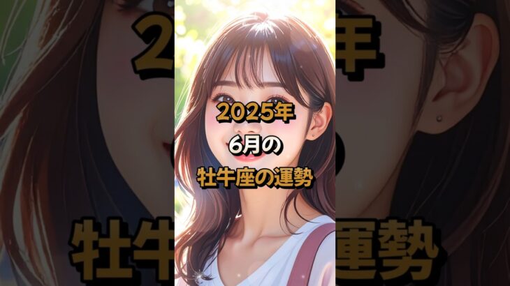 【牡牛座】2025年6月の牡牛座 (おうし座)の運勢 – #星座占い #おうし座 #牡牛座座 #2025年 #6月 #占い