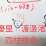 【黒い噂】優里　渡邊渚　四柱推命で占いました