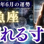 【魚座】2025年6月 うお座の運勢「壊れる寸前」
