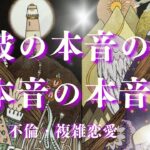 🥀不倫タロット🥀彼の本音の本音の本音【忖度なしリーディング】