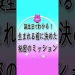 生まれる前に決めた秘密のミッション #数秘術 #占い #スピリチュアル