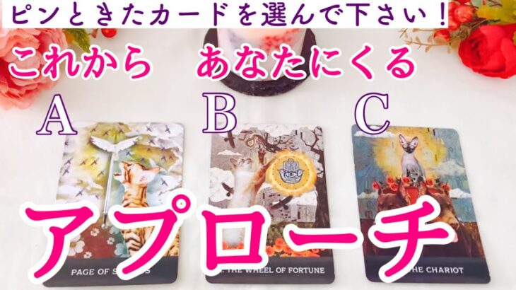 あなたにアプローチしてくる人❗️タロット、タロット占い、恋愛