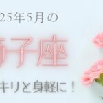 【獅子座さん♌︎】2025年5月の星座リーディング🌸