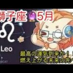 獅子座♌️5月🔮祝福の嵐‼️大切な人と黄金の未来へ歩き出そう