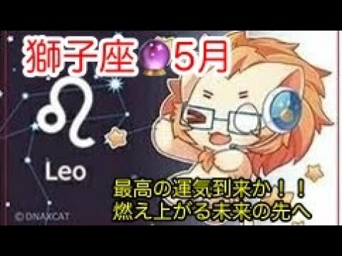 獅子座♌️5月🔮祝福の嵐‼️大切な人と黄金の未来へ歩き出そう
