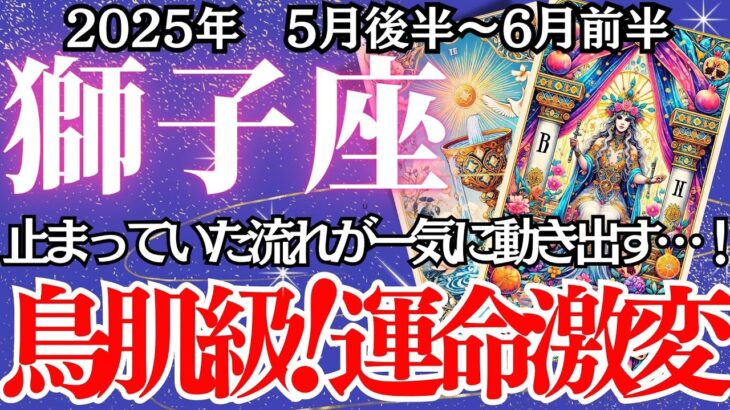【しし座】5月後半～6月前半の運勢｜【回復と再出発のサイン】愛・仕事・お金すべてに追い風が！【獅子座  ５月下旬】タロットリーディング