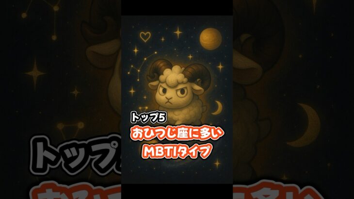 【衝撃】おひつじ座のMBTI  #占い #星座占い #性格診断 #おひつじ座#mbti