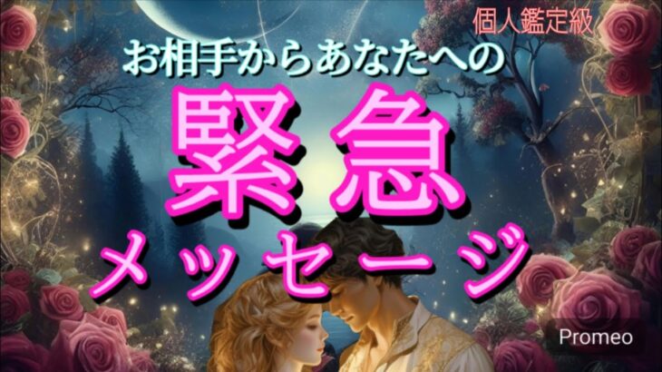 【ガチすぎ】お相手からあなたへの緊急メッセージ💓恋愛タロット占い