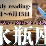 🔮👀‼【♒みずがめ座さん】🌄《2025年6月9日～6月15日》週間運勢リーディング🌱2025年12星座別🔮水瓶座運勢♠ルノルマンカード9枚引き♠タロットカード・オラクルカードもみていきましょう🔮