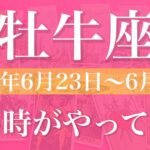 【おうし座】1週間の運勢（2025年6月23日〜6月29日）♉️待っていた天の声、最後は笑顔で、逆転と復活、豊かな実り