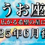 うお座♓︎2025年6月後半 理想が広がる時🧚‍♂️ 無限に広がる可能性に気づく💫Pisces tarot reading